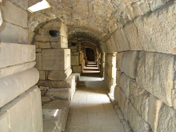 Corridor of old building