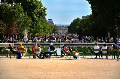 People in park