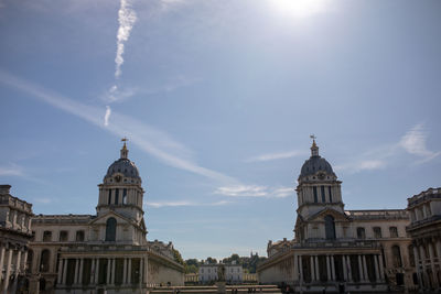 Historic building against sky in city