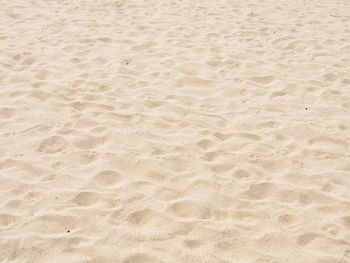 Full frame shot of sand on beach