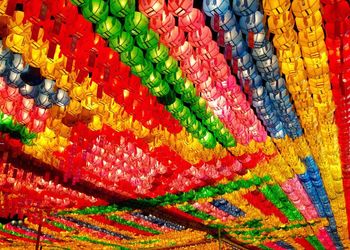 Full frame shot of colorful objects