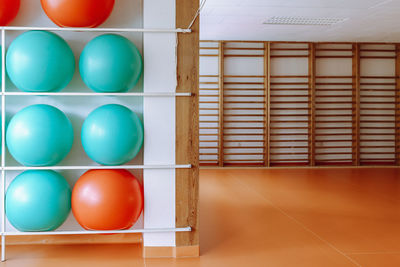 Close-up of multi colored balloons
