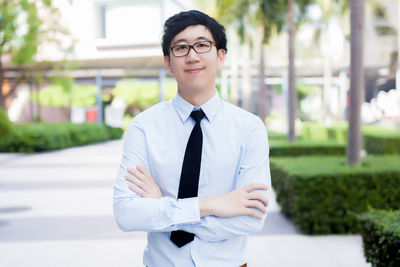 Portrait of young businessman