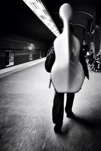 Full length of woman standing in city