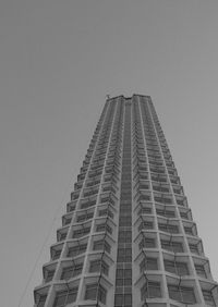 Low angle view of modern building against sky