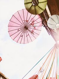 Low angle view of ferris wheel