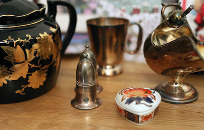 Close-up of drink on table