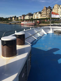 On a boat near königswinter on the river rhine