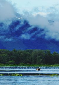 Scenic view of river against sky