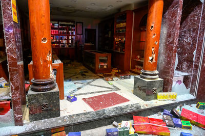 Interior of building