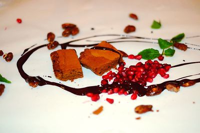 Close-up of berries on plate