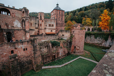 View of old ruins