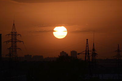 Scenic view of sunset