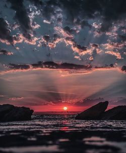 Very beautiful sunset