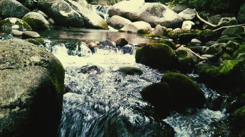 Rock formations on rocks