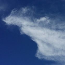 Low angle view of cloudy sky