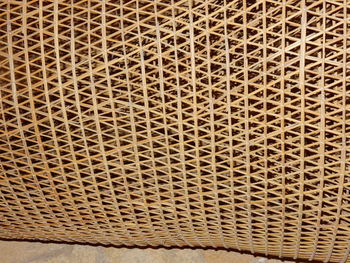 Full frame shot of wicker basket