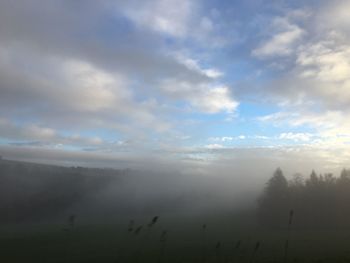 Scenic view of landscape against sky