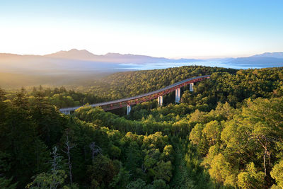 Scenic view of bridge against sky