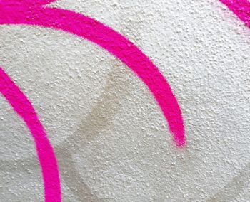 Close-up of pink painted wall