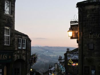 View of buildings in city