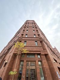 Low angle view of building against sky