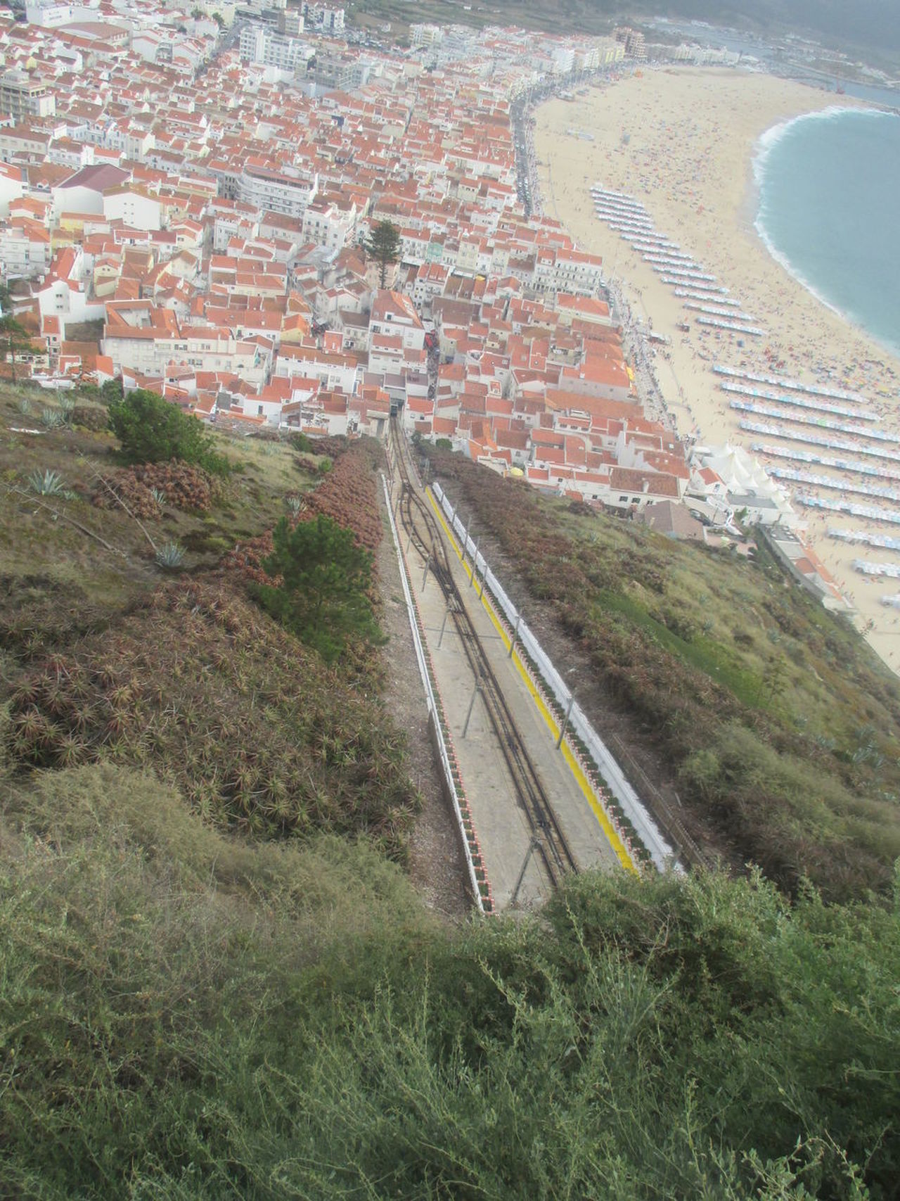 Small town beside the sea