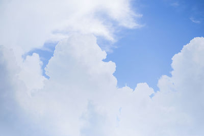 Low angle view of clouds in sky