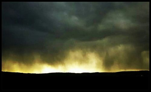 Scenic view of cloudy sky