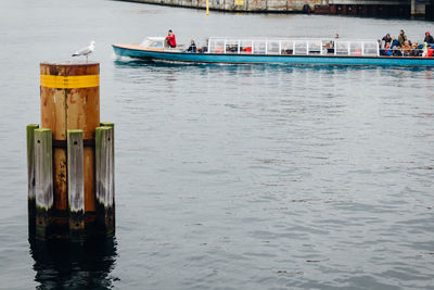 Boats in river