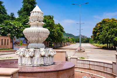 Fountain in park