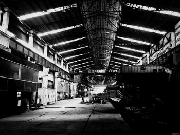 Interior of empty building