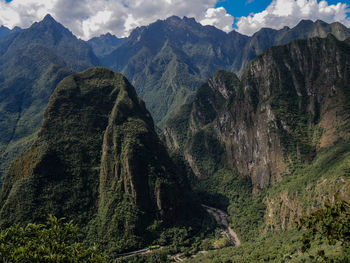 Scenic view of mountains