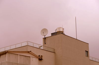 Low angle view of building against sky