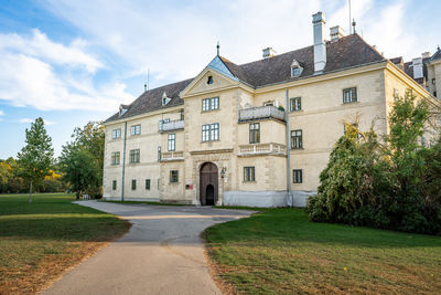 View of historic building against sky