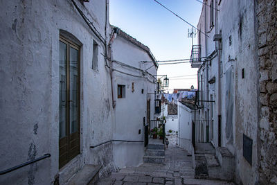 Monte sant'angelo, an old town in gargano, apulia, italy