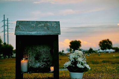 Countryside landscape against sky