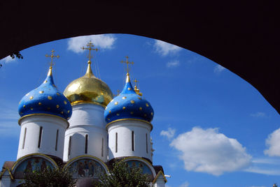 Low angle view of cathedral against sky