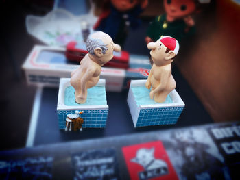 Close-up of stuffed toy on table