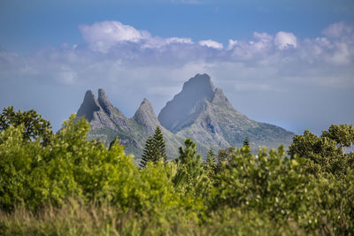 Panoramic view of landscape against sky