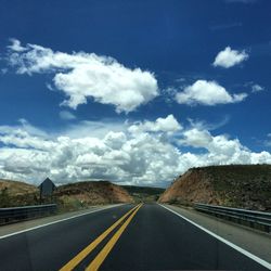 Highway against sky