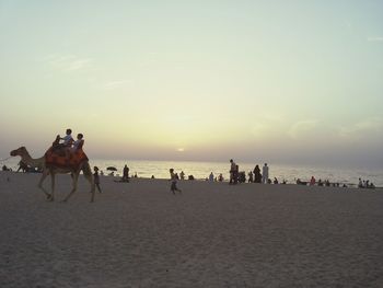 People on beach