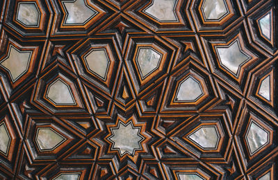 Low angle view of ceiling of building