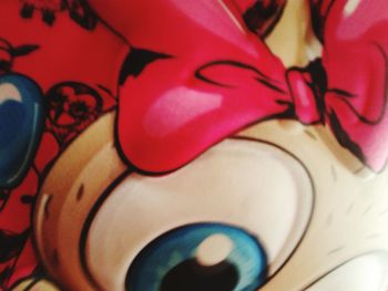 Close-up of heart shape decoration