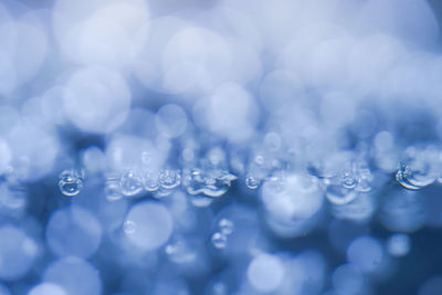 Full frame shot of wet bubbles