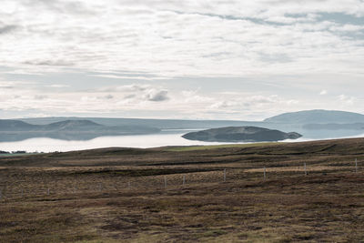 Scenic view of landscape against sky