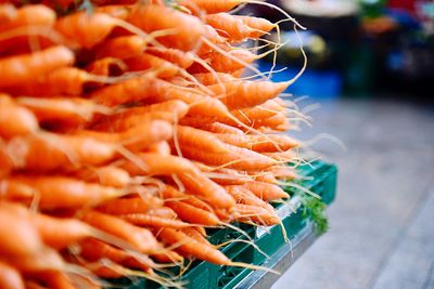 Close-up of vegetables for sale at market stall