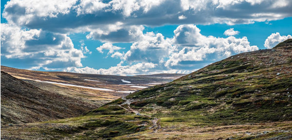 Panoramic view of landscape against sky