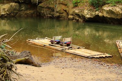 Scenic view of lake