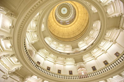 Low angle view of ceiling of building